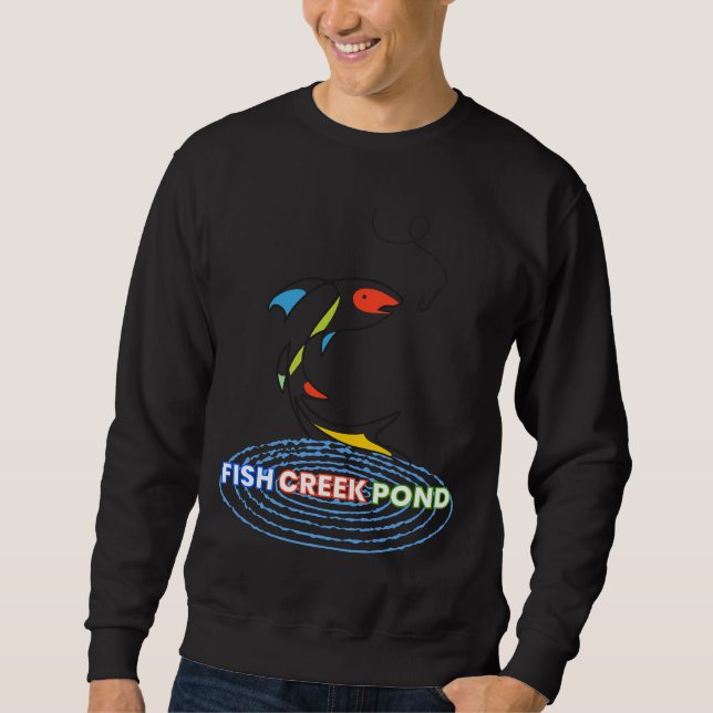 Fish Creek Pond Floor Pillows Sweatshirt (Front)