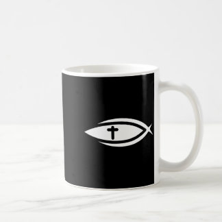 Fish Cross Jesus Christian Prayers Mens Womens  Coffee Mug