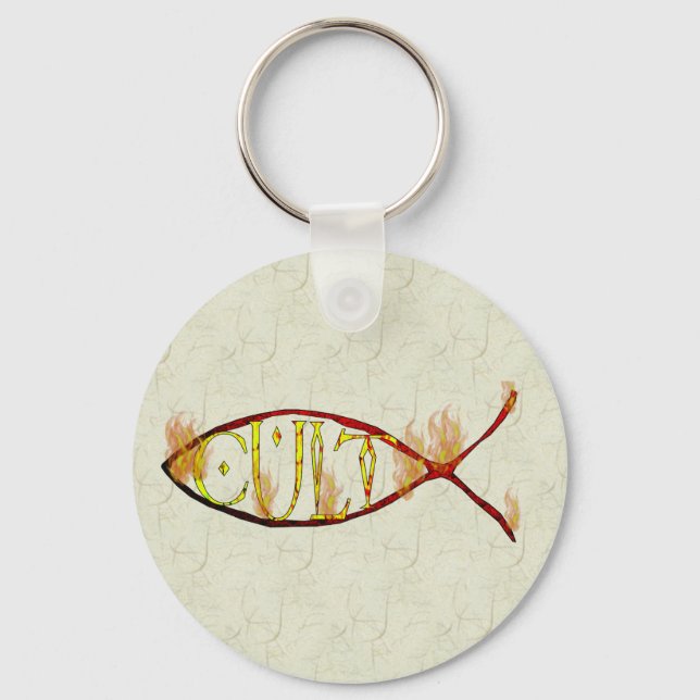 Fish Cult Keychain (Front)