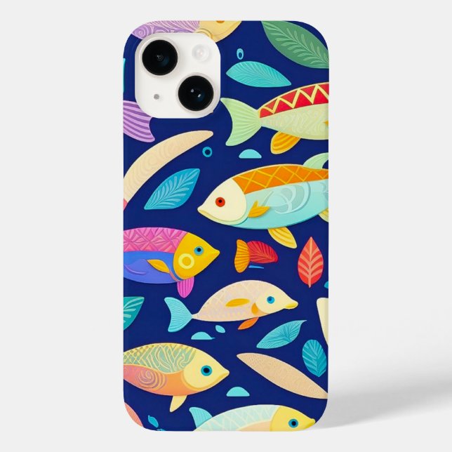 Fish Design iPhone Case (Back)