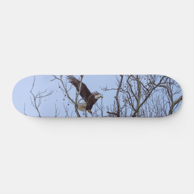 Fish Dinner Delivery Painterly Skateboard (Horz)