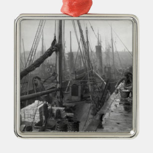 Fish docks, Grimsby, early 20th century Metal Ornament