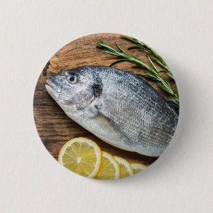 Fish Dorado 2 Inch Round Button