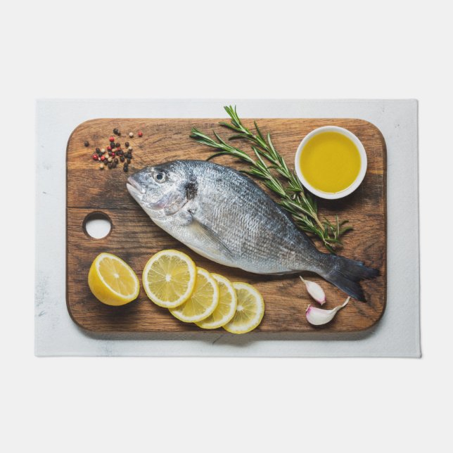Fish Dorado Doormat (Front)