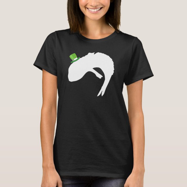 Fish Dragon Leprechaun Irish St Patrick Day T-Shirt (Front)