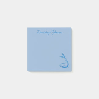 Fish Drawing Personalized Post-It® Notes