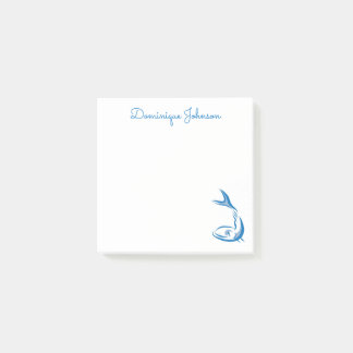 Fish Drawing Personalized Post-It® Notes