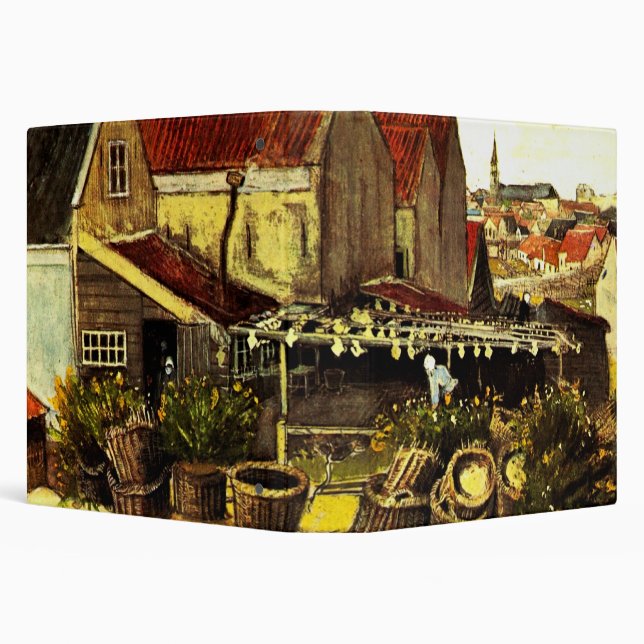 Fish Drying Barn by Vincent van Gogh Binder (Background)
