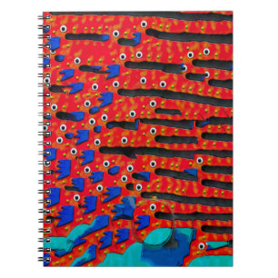 Fish Eye Abstract Notebook