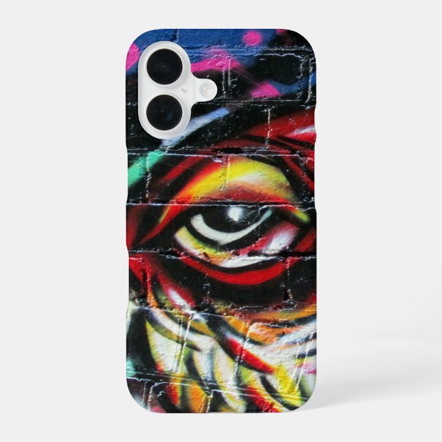 fish eye iPhone 16 case (Back)