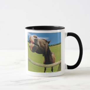 Fish-eye View of Horse Mug