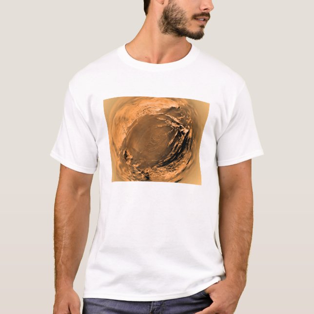 Fish-eye View of Titan's Surface T-Shirt (Front)
