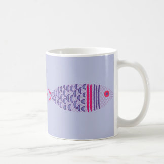 Fish Family Coastal Nautical Coffee Mug