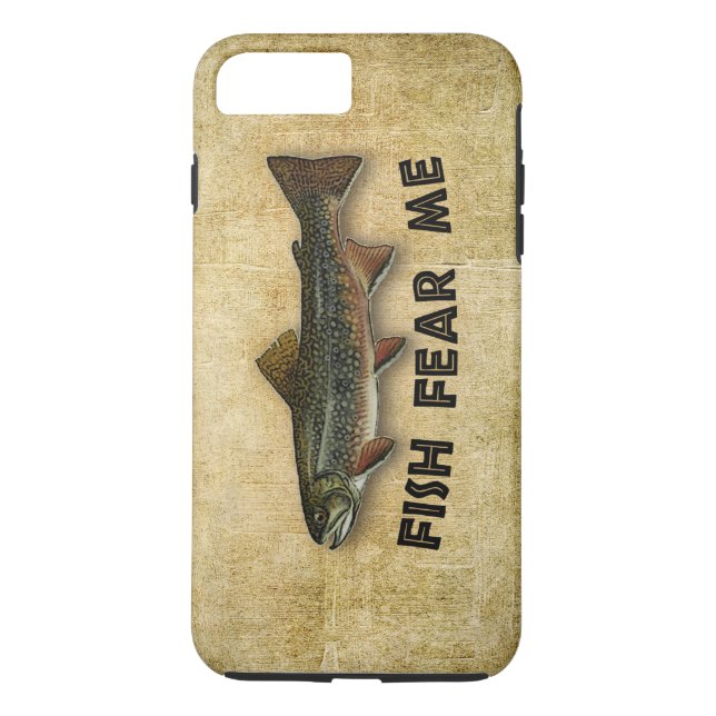 Fish Fear Me Funny Fishing Sports and Recreation Case-Mate iPhone Case (Back)