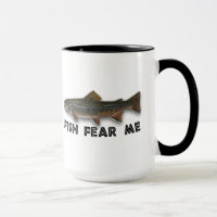 Fish Fear Me Funny Fishing Sports