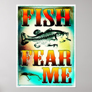 Fish Fear Me Poster