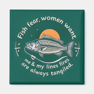 Fish Fear & Women Want Magnet