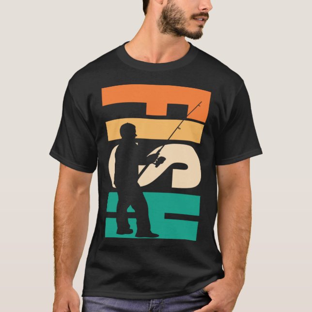 FISH Fisher silhouette T-Shirt (Front)