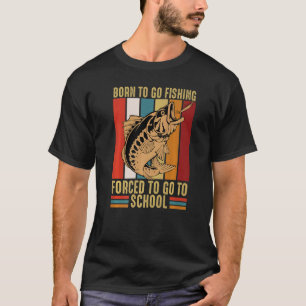 Fish Fisherman Spinning Boat  Ship Fishing Aquariu T-Shirt