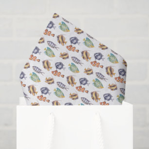 Fish Fishing Decoupage Tissue Paper