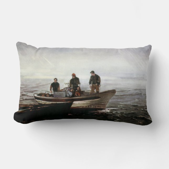 Fish/Fishing Lumbar Pillow (Front)