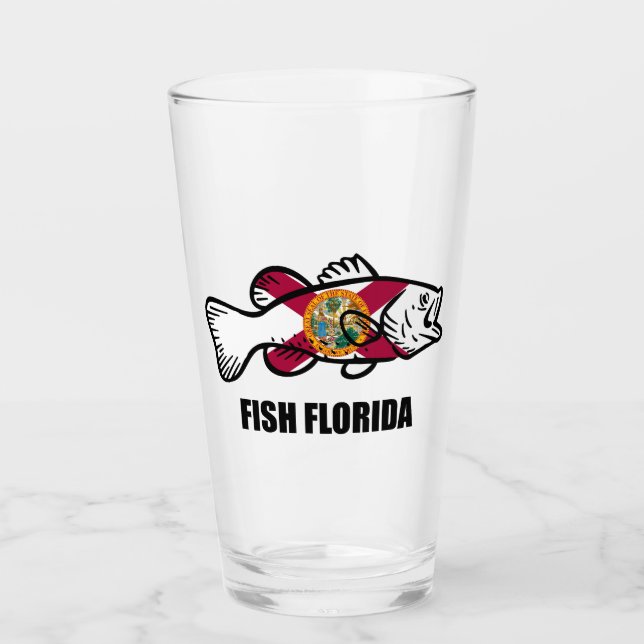Fish Florida Glass (Front)