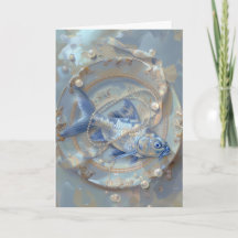 Fish - Folded Greeting Card