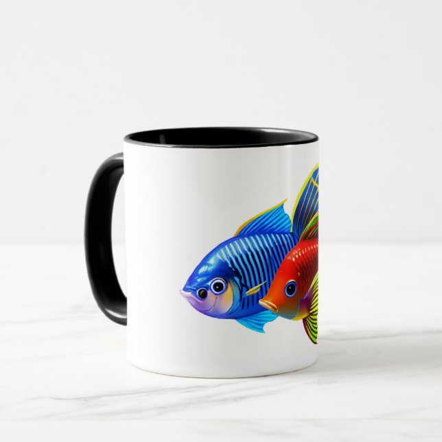 Fish Friends Mug (Front Left)