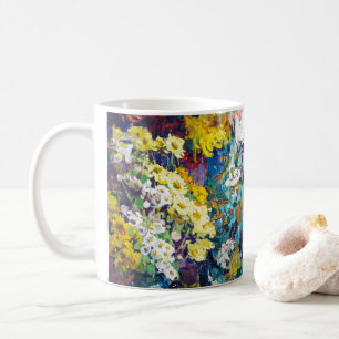 Fish, Fruits, and Flowers by Kathryn Evelyn Cherry Coffee Mug