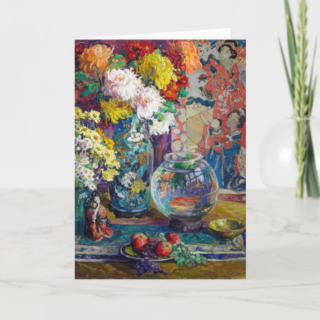 Fish, Fruits, and Flowers | Kathryn E. Cherry Card (Front)