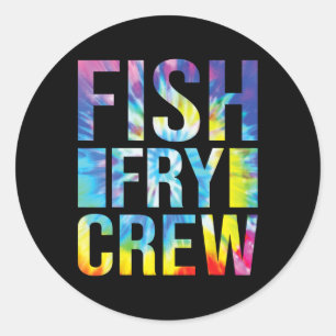 Fish Fry Apparel Fish Fry Crew Classic Round Sticker
