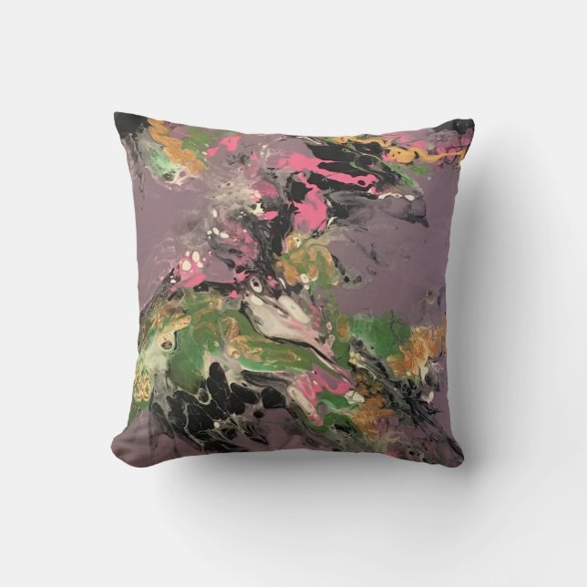 Fish Fry throw pillow (Front)