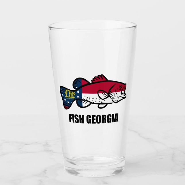 Fish Georgia Glass (Front)