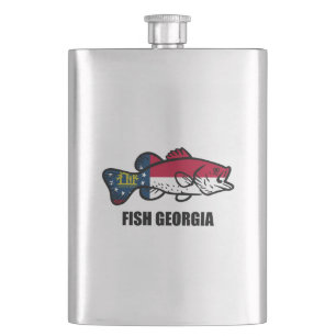 Fish Georgia Hip Flask