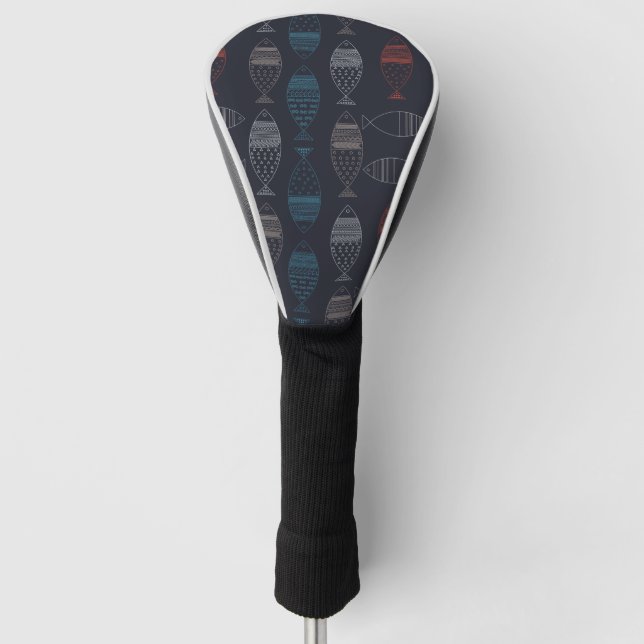 fish golf head cover (Front)