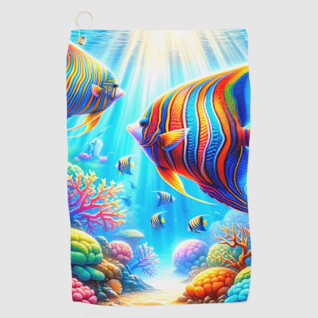 Fish Golf Towel (Front)
