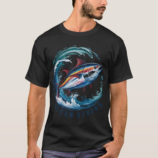 Fish Green Tetra T-Shirt (Front)