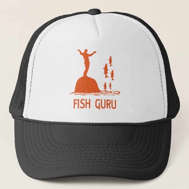 Fish Guru Trucker Hat (Front)
