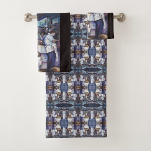 Fish Head Soup, Singapore Bath Towel Set