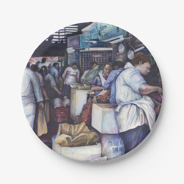 Fish Head Soup, Singapore Paper Plate (Front)