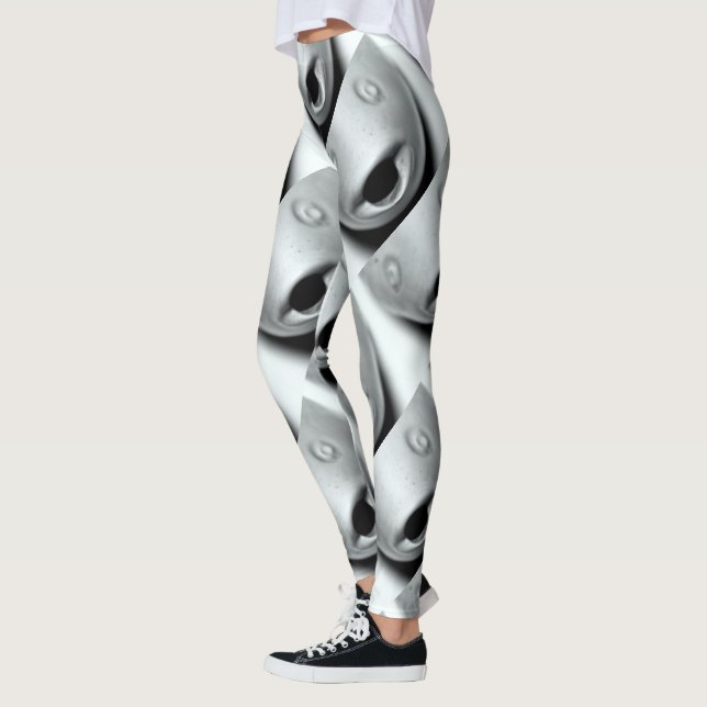 fish heads grey leggings (Left)