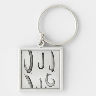 Fish-hooks of Prehistoric and Uncivilised Keychain