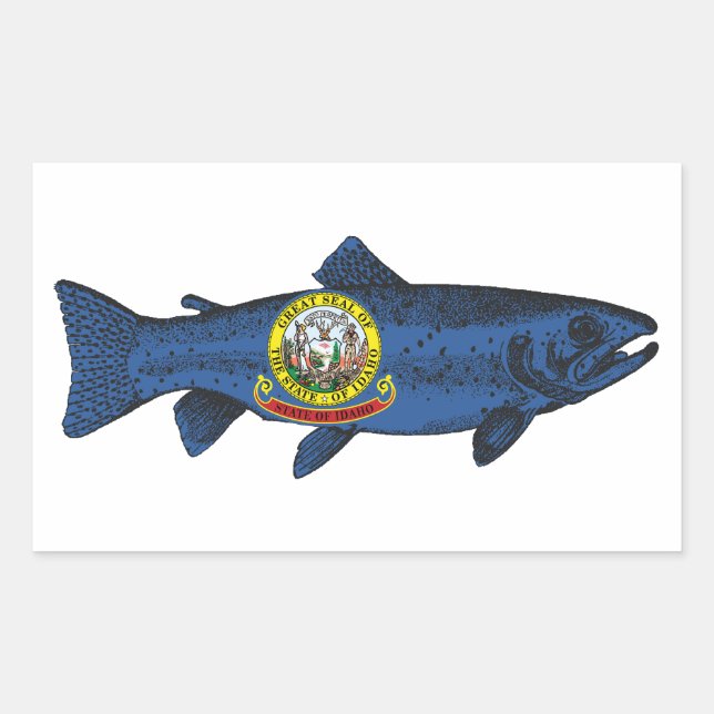 Fish Idaho Trout Sticker (Front)