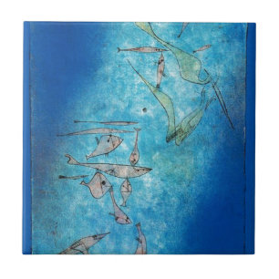 Fish Image - Paul Klee Tile