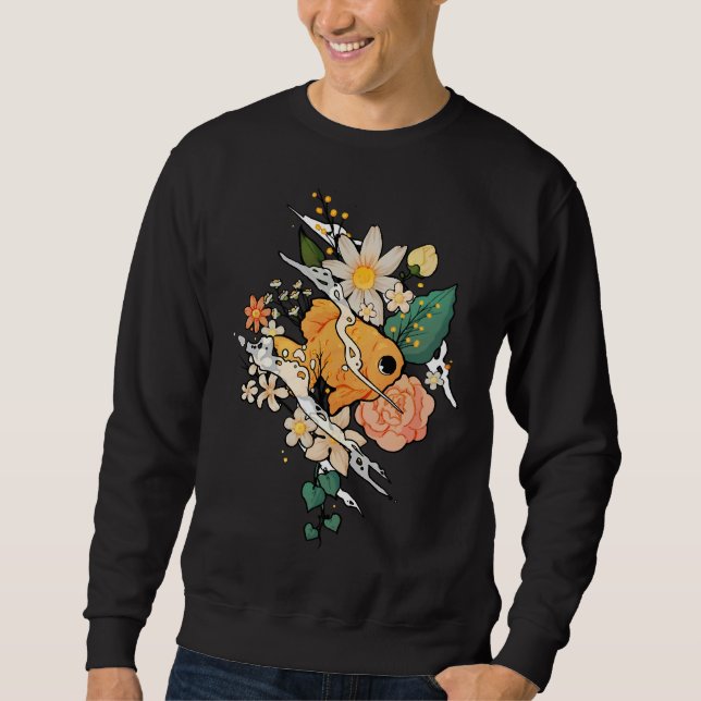 Fish In Flowers Sweatshirt (Front)