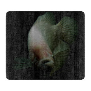 Fish in Tank Portrait Cutting Board