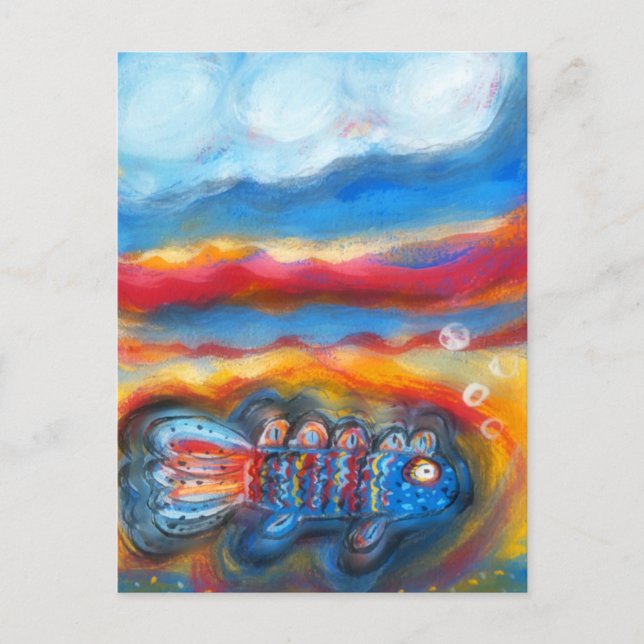 Fish in the Sea Postcard (Front)