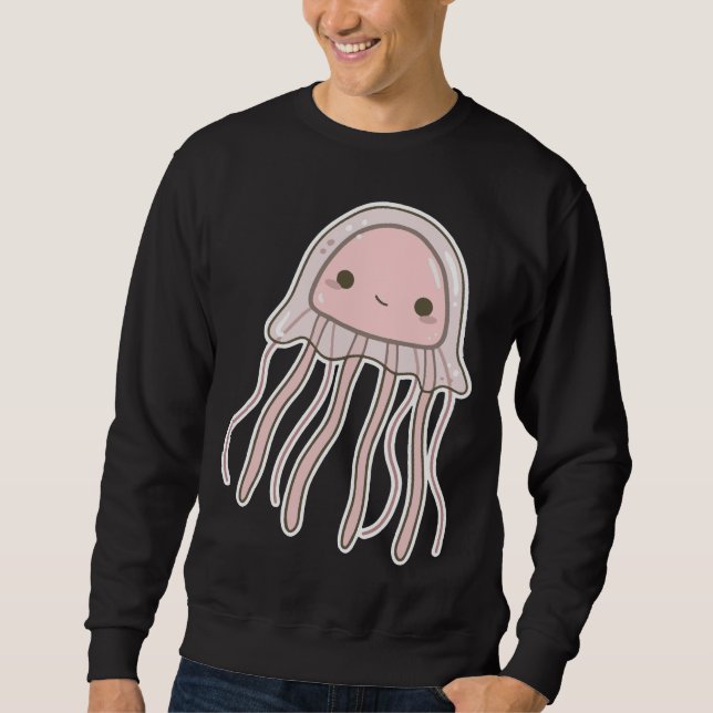 Fish Jellyfish 93 Sweatshirt (Front)