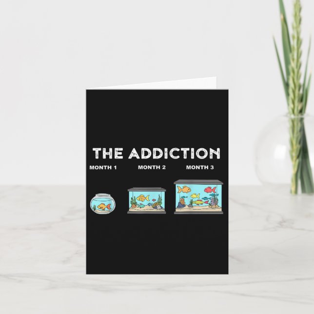 Fish Keeper - Aquarium Lover Gifts &amp; Gift Idea Card (Front)