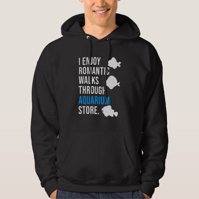 Fish Keeping  Aquarium  Saltwater Fresh Hoodie (Front)